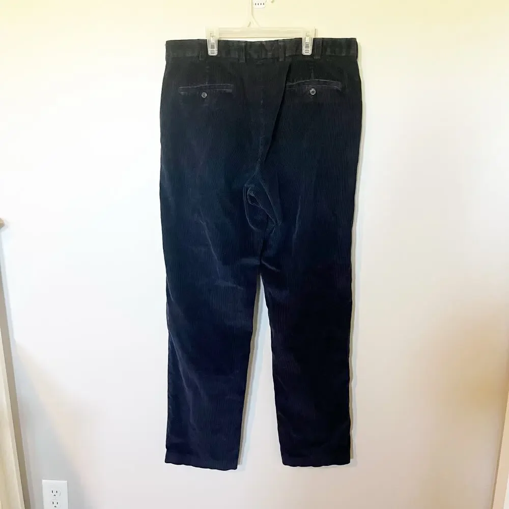 Brooks brothers corduroy navy blue pants men’s 38x34 (actual‎ 36x33)